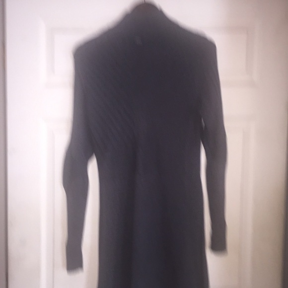 𝅺Athleta gray half-zip sweater dress size medium m - Picture 3 of 5